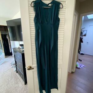 Gorgeous deep green jumpsuit